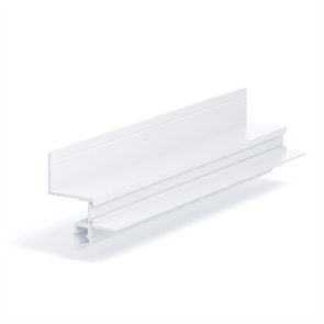 {{photo.Alt || photo.Description || 'Теневой потолочный профиль GIPS ULTRA NEW под подсветку, Белый муар RAL9016, размер (43,3*41*3000мм) отступ 18мм.'}}