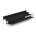 Теневая рейка LACONISTIQ Multilevel DUAL (разноуровневая) Чёрный МУАР (46,7*31*3000мм.) под подсветку 30-31-300 - фото 6421