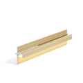 Теневой алюминиевый плинтус LACONISTIQ LIGHT DOORS , под подсветку , Светлое золото анод. (36х15,5х3000мм) зазор 15мм./ 10 шт 38-15-300