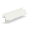 Теневой профиль потолочный GIPS CLASSIC под подсветку, Белый МУАР RAL9016 размер (43.8*44.1*3000мм) отступ 19мм. 51-32-300
